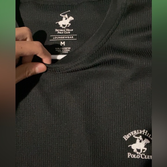 Beverly Hills polo club black long sleeve shirt - Picture 2 of 2
